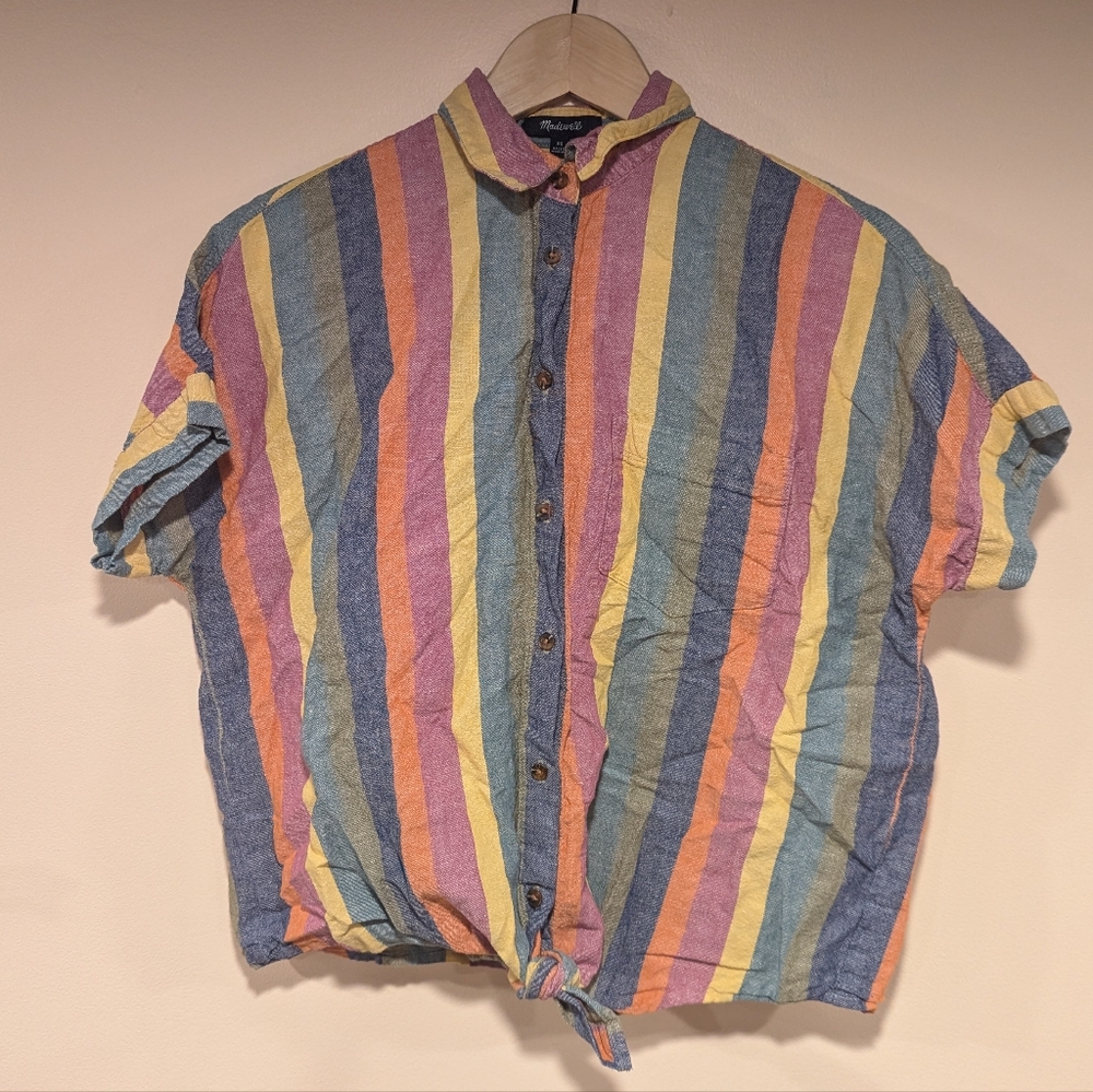 Madewell button down tie-up